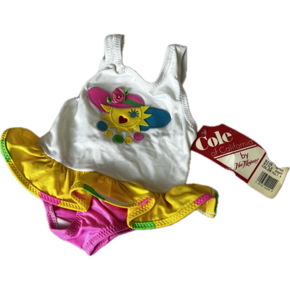Vintage (with tag) Cole of California Baby Swimsuit